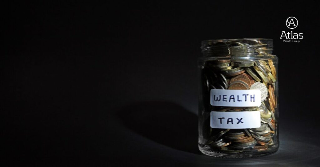 Global Wealth Tax Blog: Money in jar labelled wealth tax